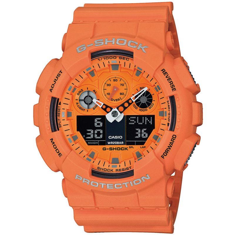 Casio G-Shock -rannekello GA-100RS-4AER-1