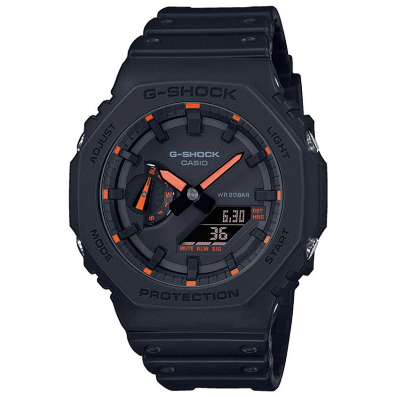 Casio G-Shock Neon Accent Series GA-2100-1A4ER-1