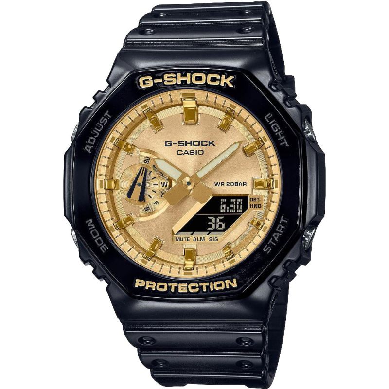 Casio G-Shock Garish Octagon Series Gold Dial GA-2100GB-1AER-1