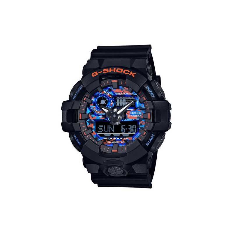 CASIO G-SHOCK M DIGI SINI/ORANSSI 200M-1