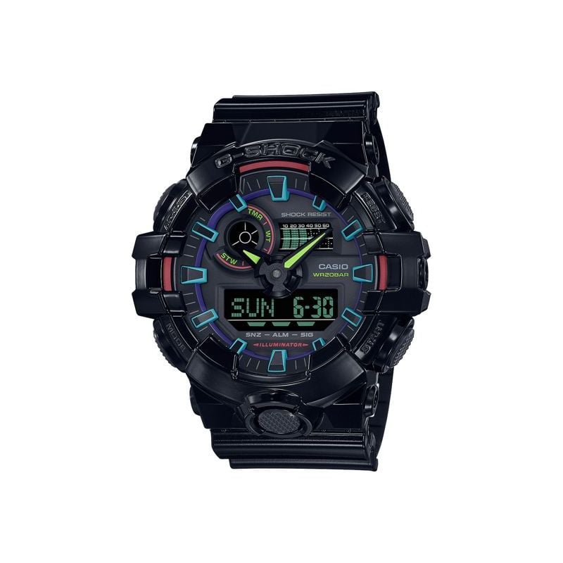 Casio G-Shock Virtual Rainbow Series GA-700RGB-1AER-1