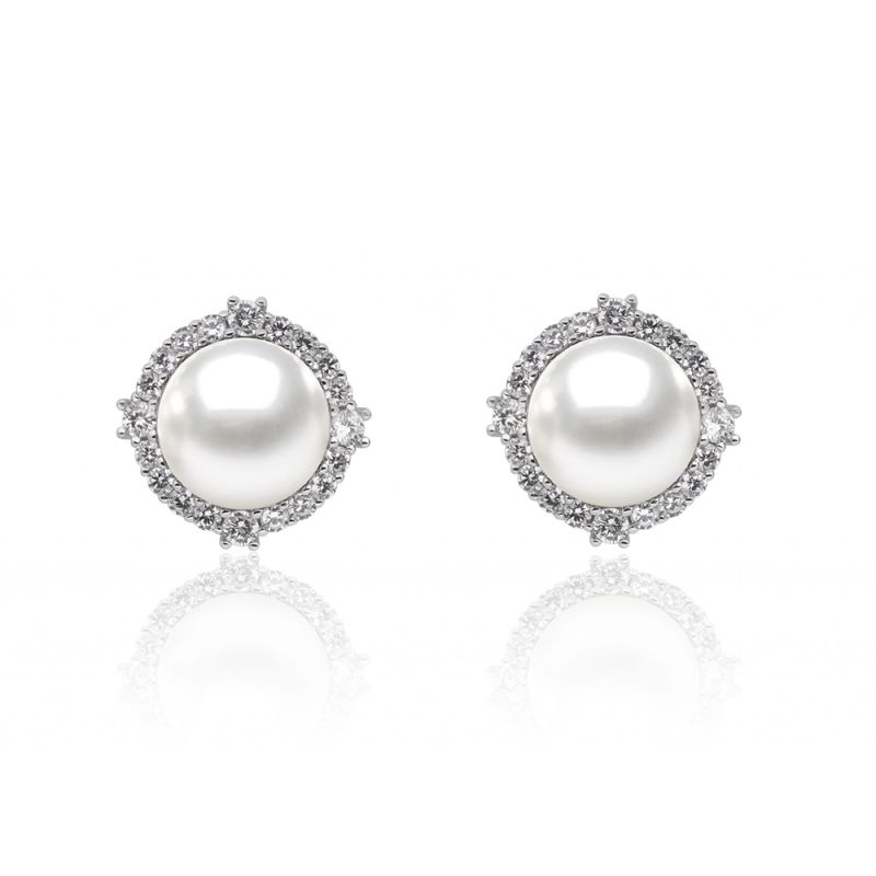 Gaura Pearls -helmi Ohrringe KOSK17428E-1