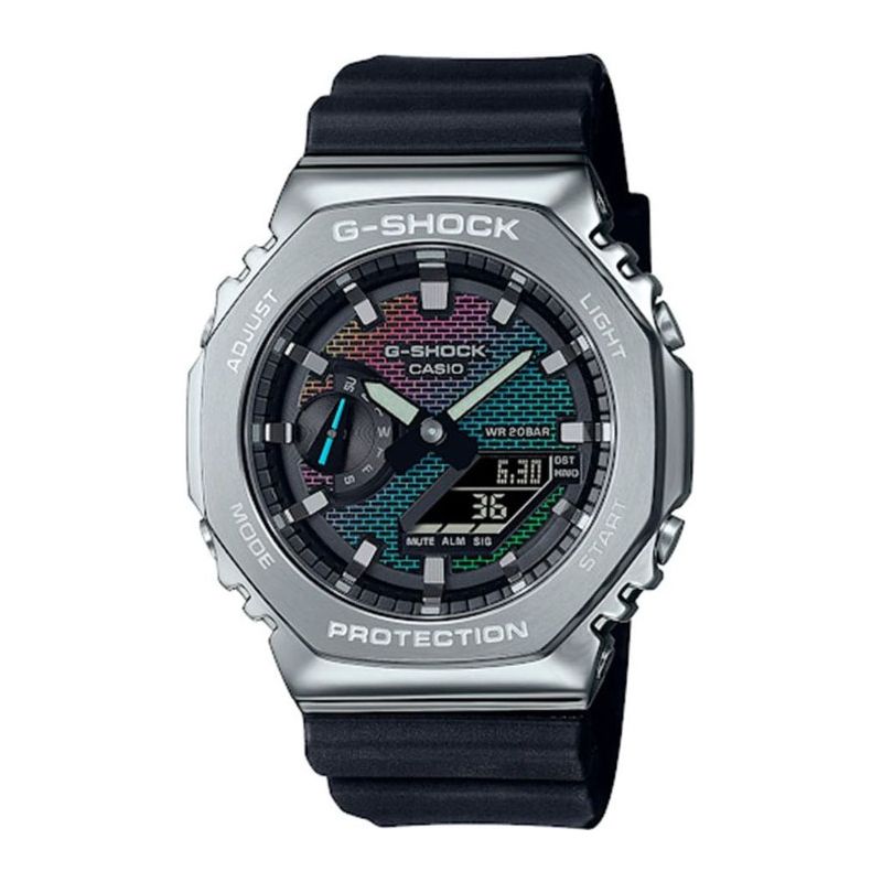 Casio G-Shock Rainbow Brick Wall Edition gm-2100rw-1aer-1