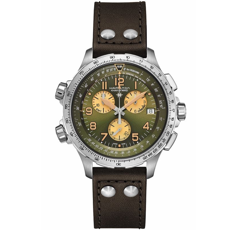 Hamilton Khaki X-Wind GMT Chrono Quartz H77922541-1