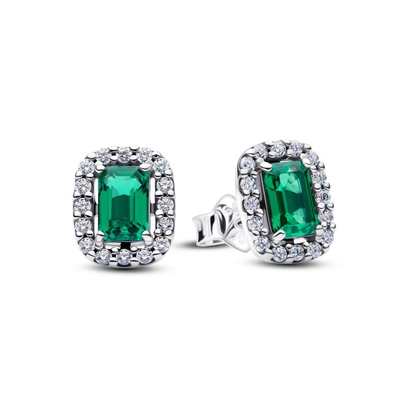 Pandora Sparkling Rectangular Stud Ohrringe 294501C01