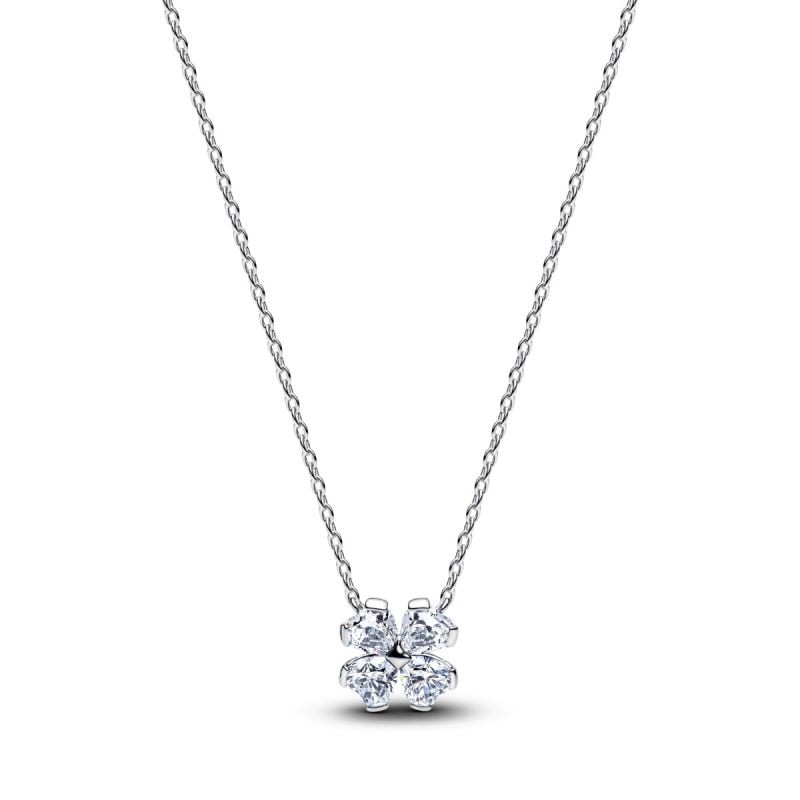 Pandora Sparkling Lucky Clover Pendant Halskette 394502C01-45