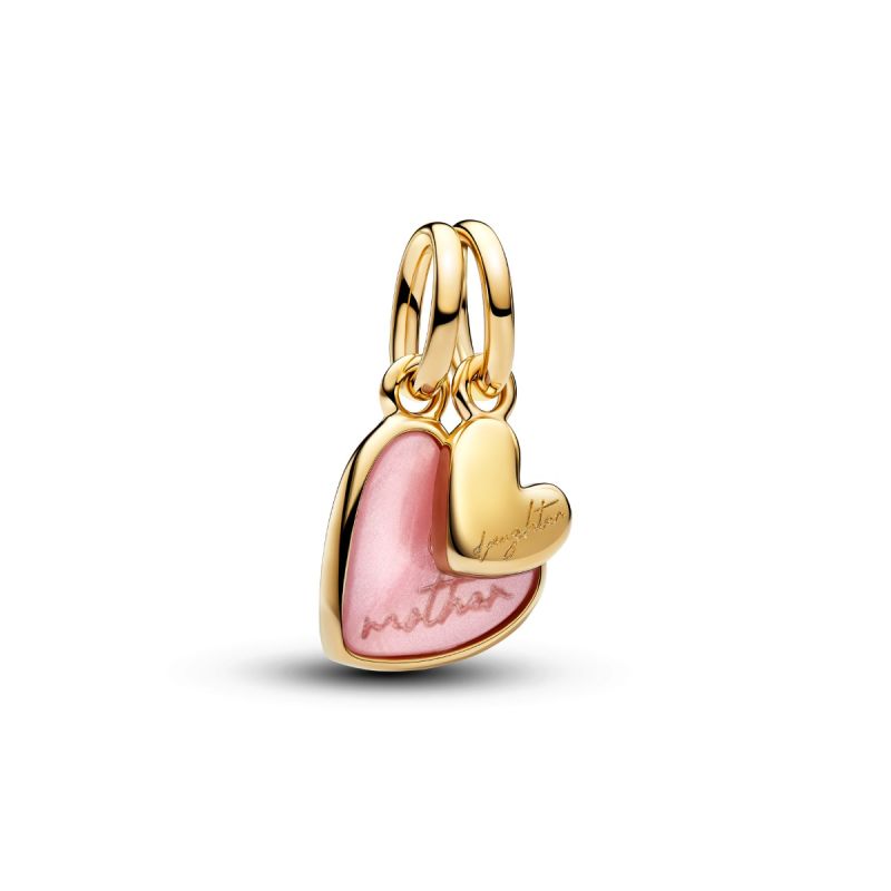 Pandora Pink Mother & Daughter Splittable Dangle hela 763766C01