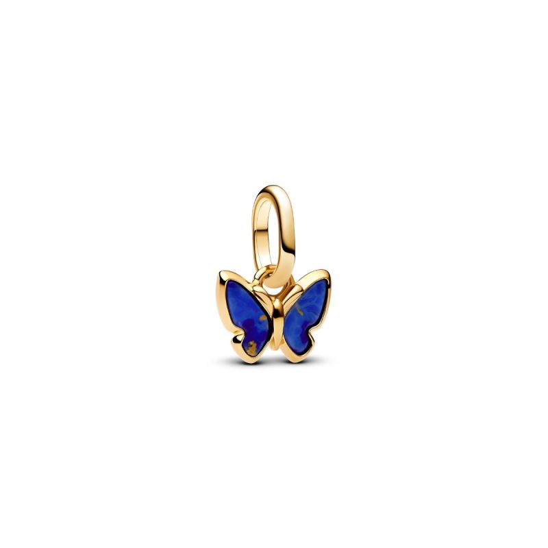 Pandora ME Blue Buttery Mini Dangle Charm hela 763825C01-1