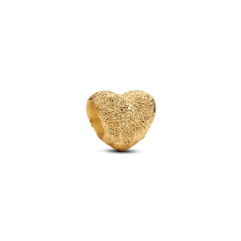 Pandora Textured Heart Mini Charme 764000C00