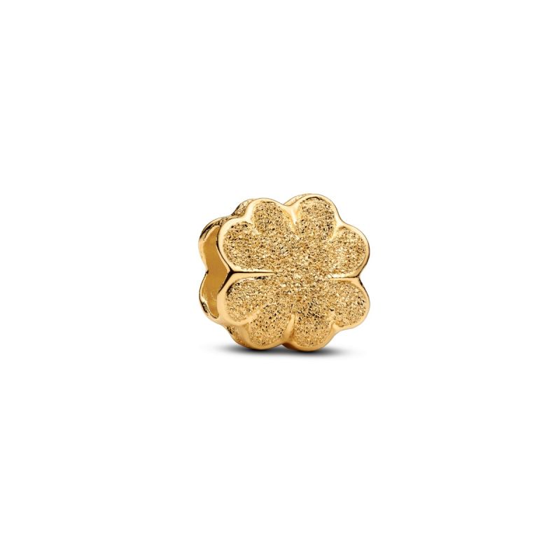 Pandora Textured Clover Mini Charm 764047C00