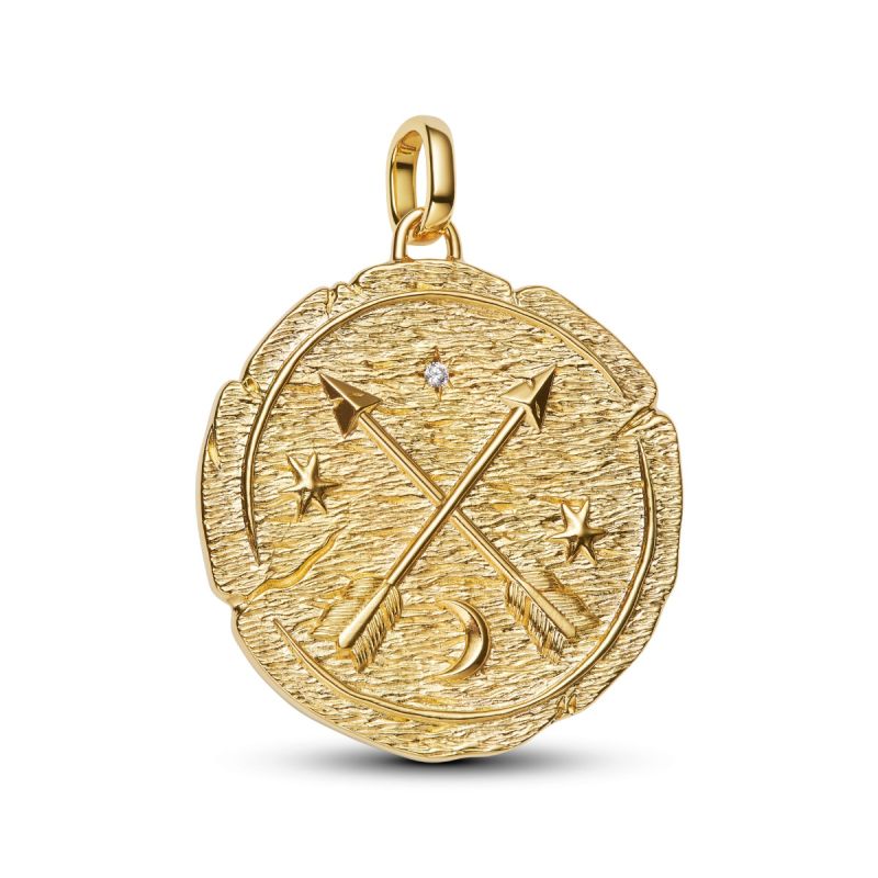 Pandora ME Crossing Arrows Oversized Medallion Charme 764084C01
