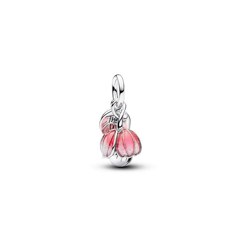 Pandora Two-Tone Blooming Flower Dangle Charme 764453C01