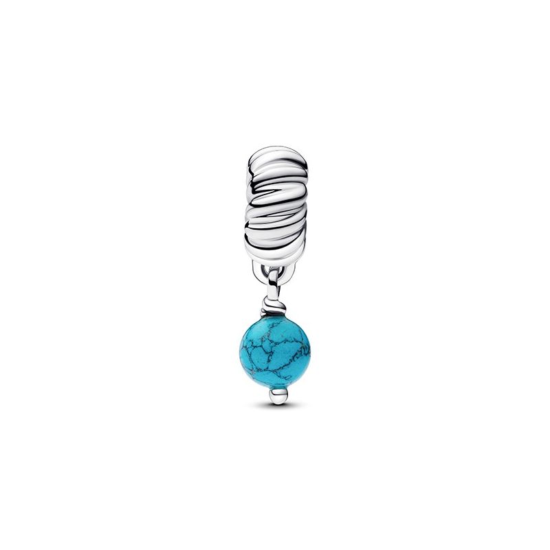 Pandora Turquoise-coloured Dangle Charm hela 793901C01-1