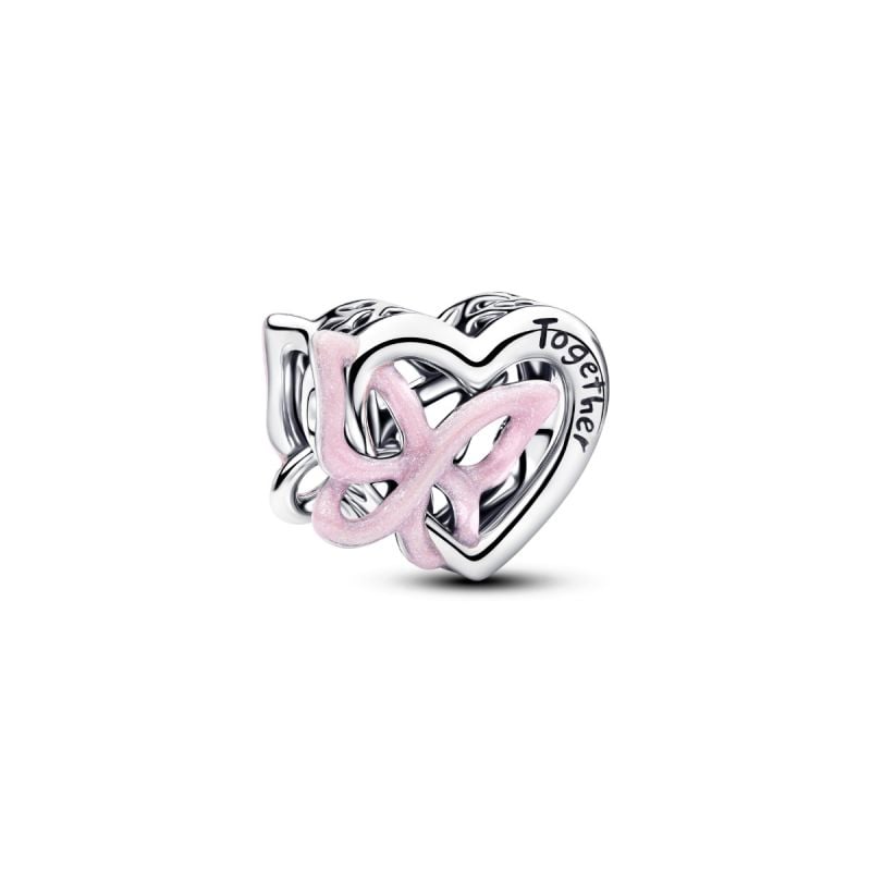 Pandora Entwined Heart & Butterfly Charme 794475C01