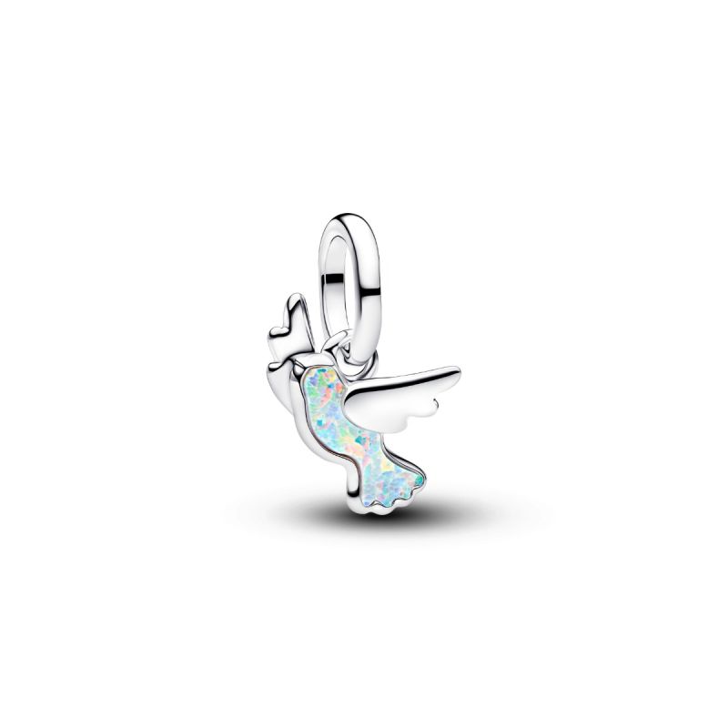 Pandora White Dove Mini Dangle Charme 794566C01