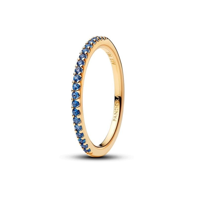Pandora Sparkling Blue Half-Eternity Band Ring 162999C02