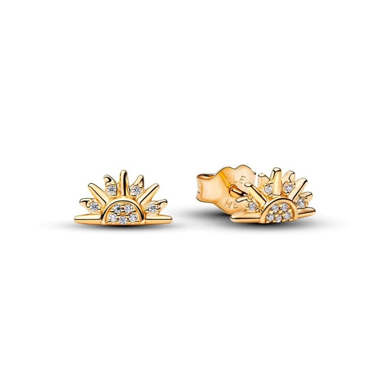 Pandora Celestial Sparkling Sun Stud Ohrringe 264627C01