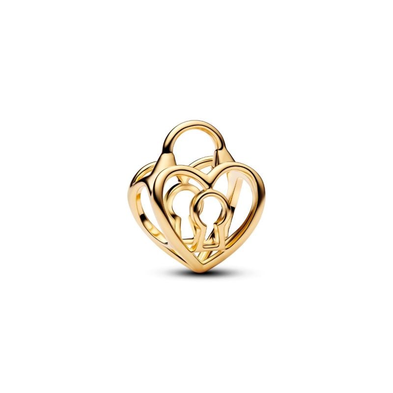 Pandora Openwork Heart Padlock Charme 764358C00