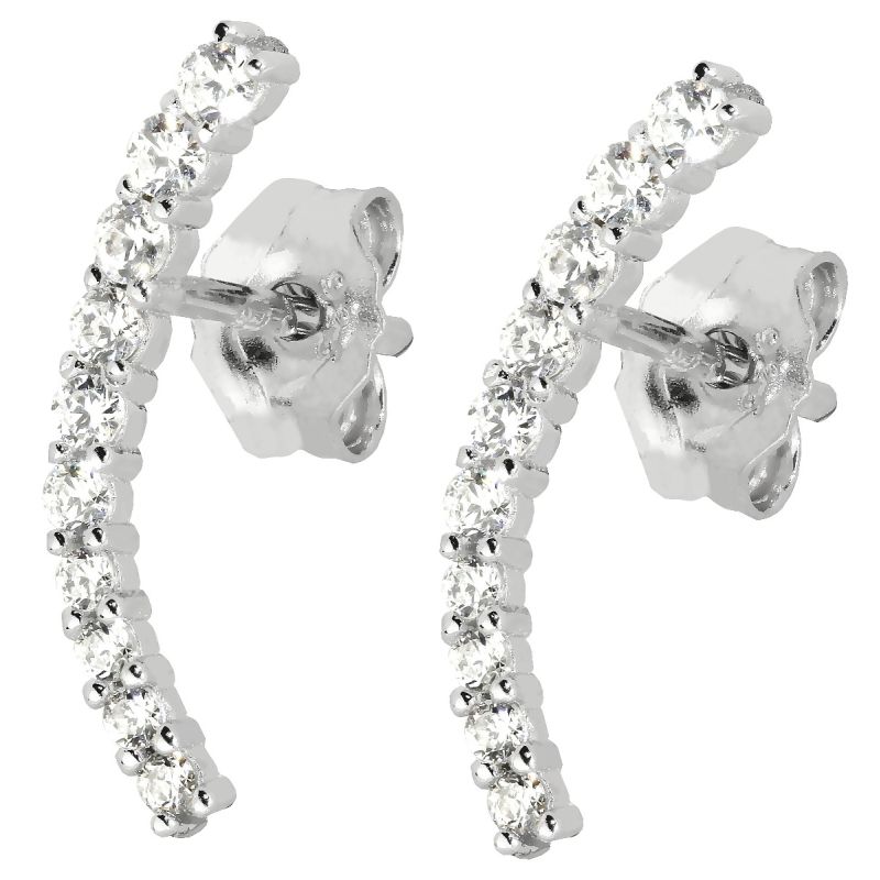 Silber  Zucht Ohrringe 51 2843-1