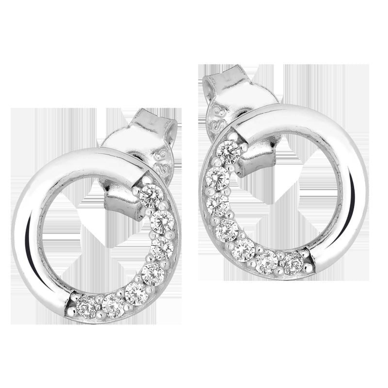 Silber  Zucht Ohrringe EB0912-02-1