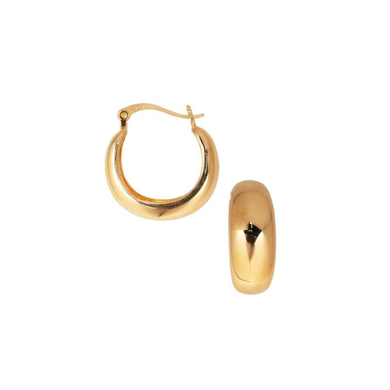 Kullatut hopeakorvakorut 20 x 8 mm JD30885/2YG-1