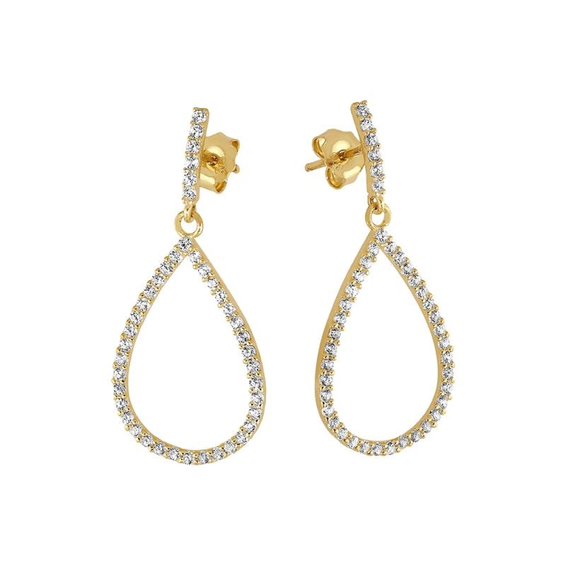 Gold Ohrringe JE54339-CZ-1