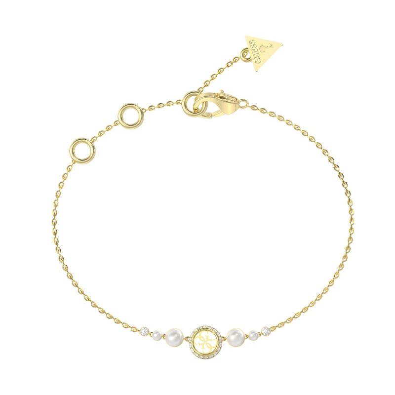Guess Tiny Pearly Armband JUBB05516JWYGS