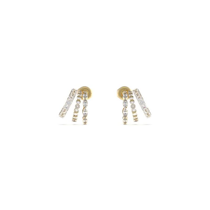 Guess Crazy Triple korvakorut / kirkas JUBE03307JWYGT/U-1