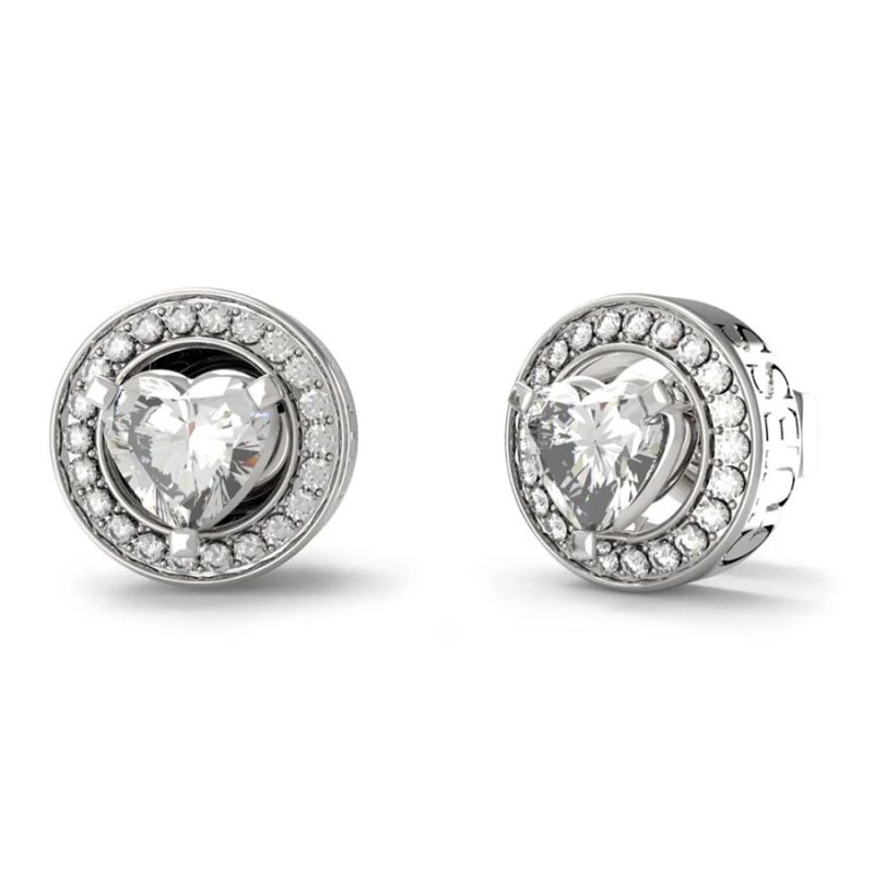 Guess M'ama non m'ama Ohrringe JUBE04669JWRHT/U-1