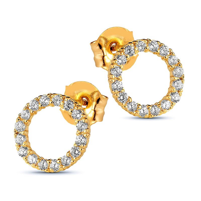 Gold Ohrringe K-E35254Z-1