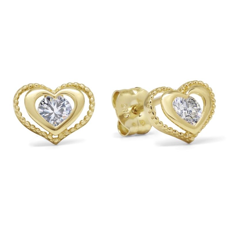 Gold HerzOhrringe K-E90470Z-1