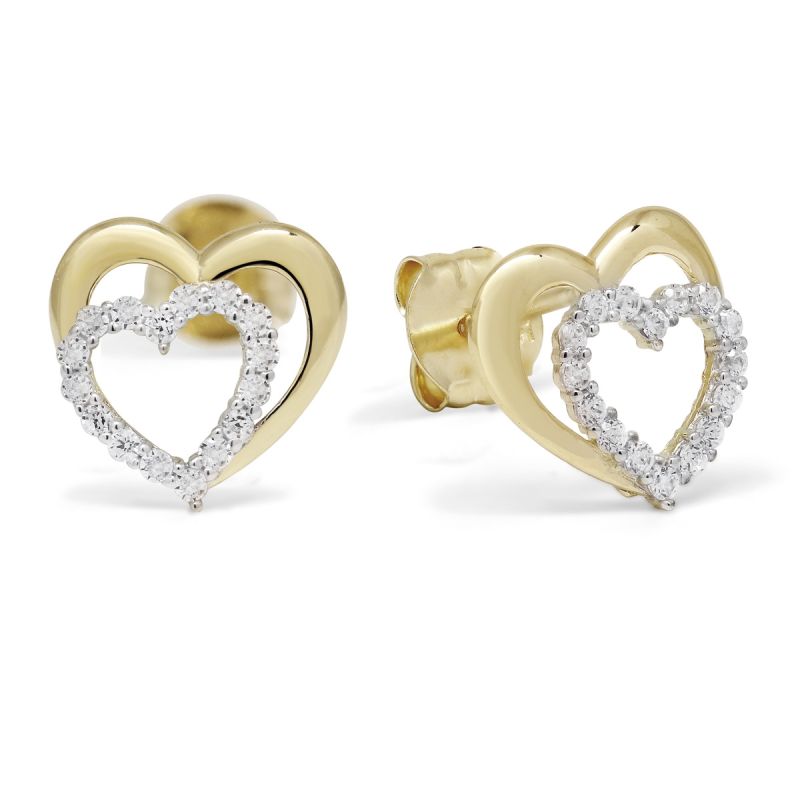 Gold HerzOhrringe K-E96751Z-1