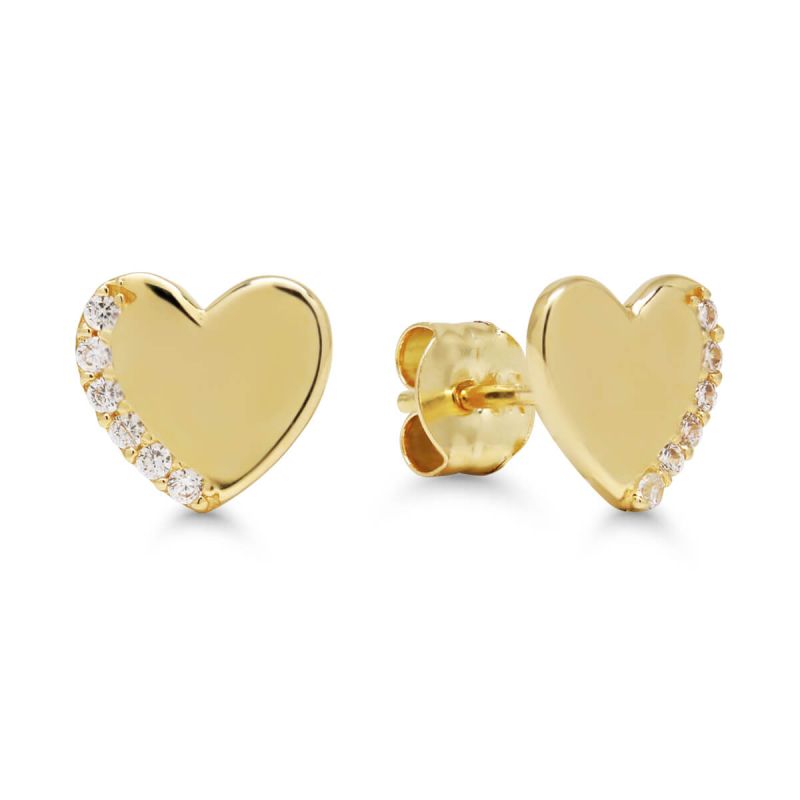 Gold Ohrringe, Herz K-E98420Z-1