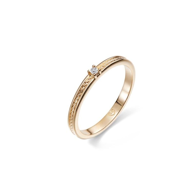 Kalevala Ikiaikainen timanttisormus 0,02ct 141000111D-5
