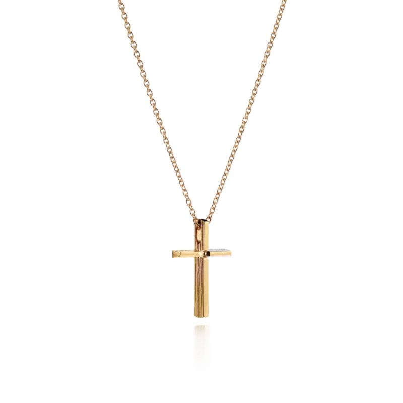 Lumoava Onni ristikaulakoru 14K 45cm L70240100000-1