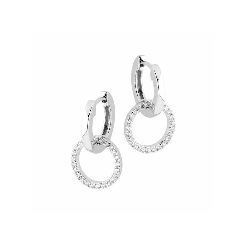 Hopeiset rengaskorvakorut  23,5 mm M051014-0002-1