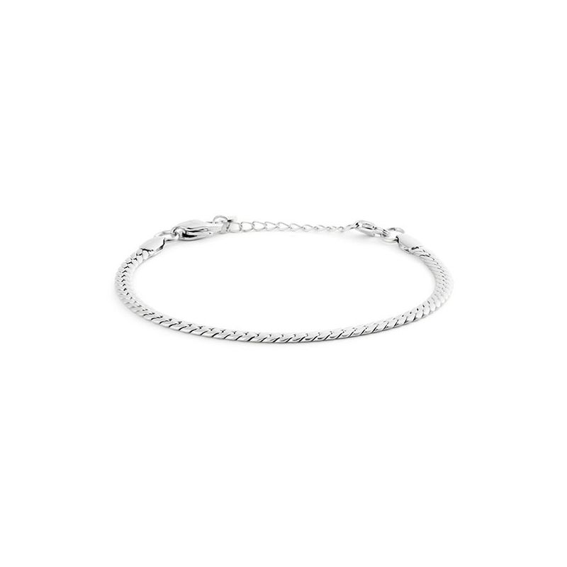 Mockberg Serpentine Chain Steel armband
