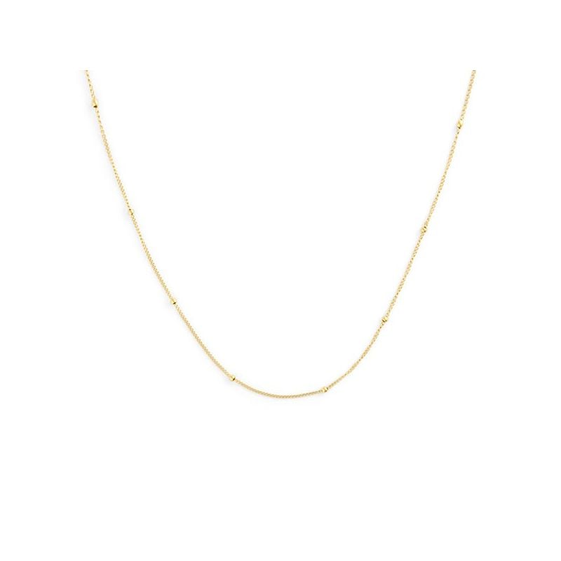 Mockberg Beaded Chain Gold halsband