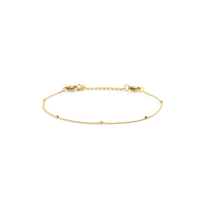 Mockberg Beaded Chain Gold Armband
