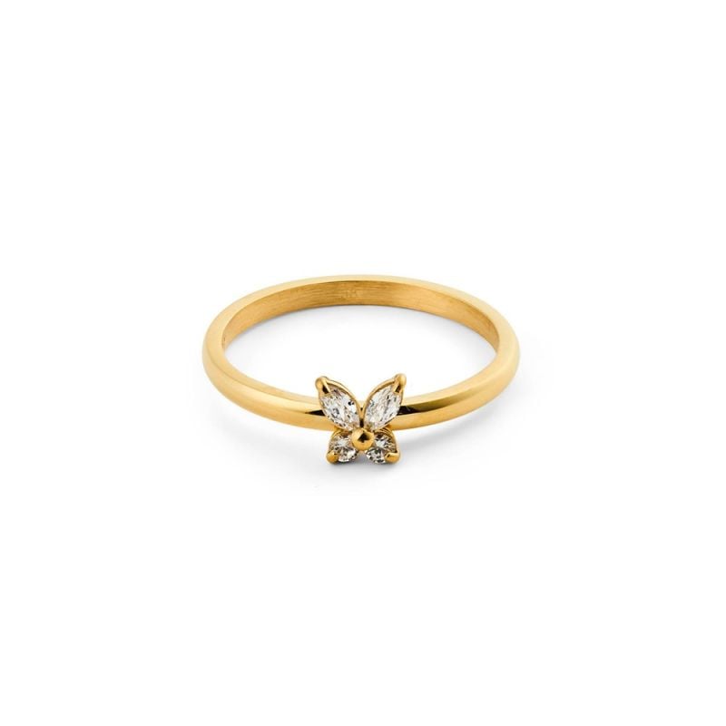 Mockberg Butterfly Gold Ring