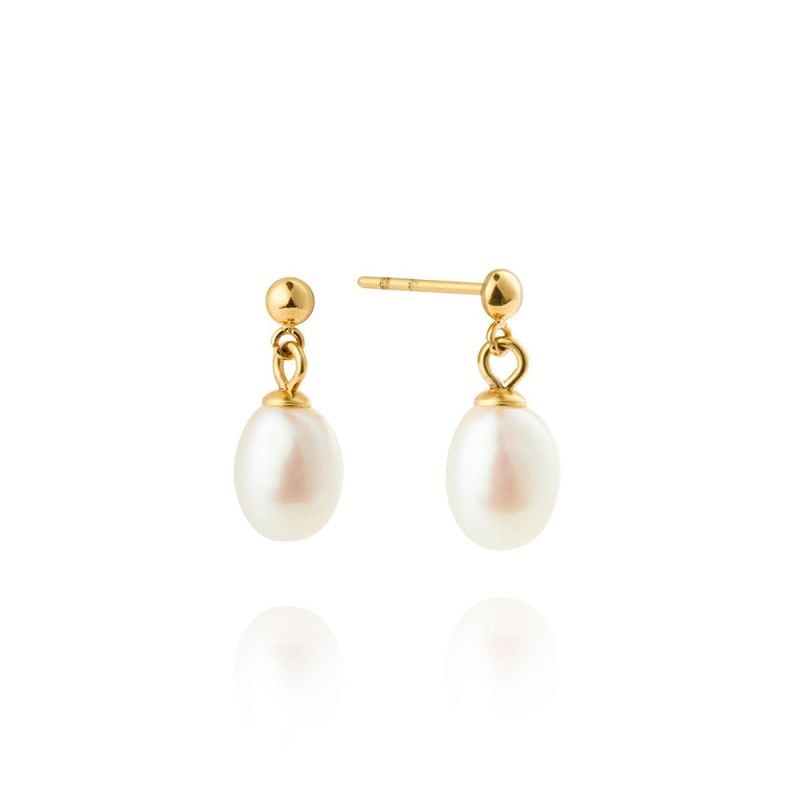 Mockberg Aura Pearl Gold korvakorut MB2076