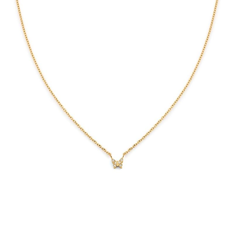 Mockberg Butterfly Gold Halskette MB2086
