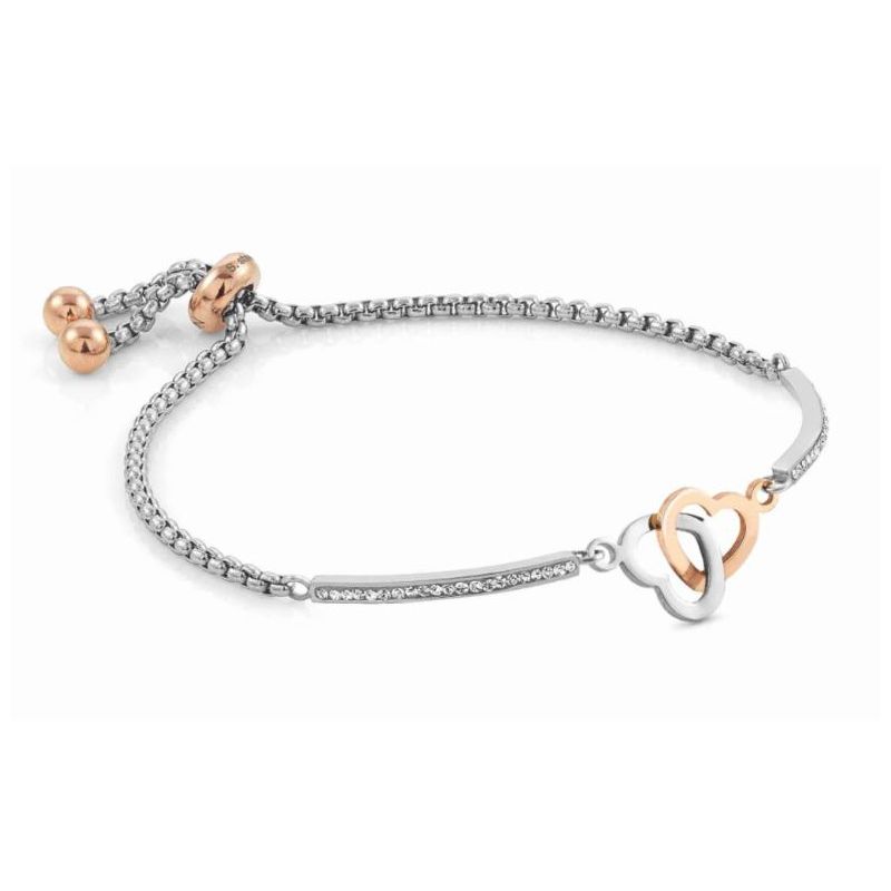 Nomination Milleluci rose gold Double Hearts rannekoru 028004/051-1