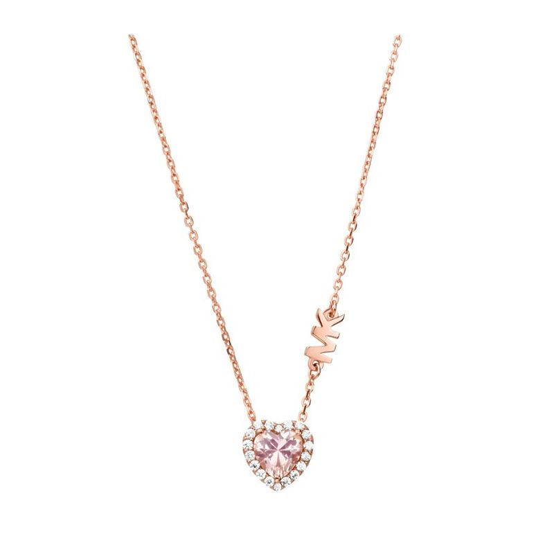 Michael Kors Rose Heart-Cut Halskette MKC1520A2791