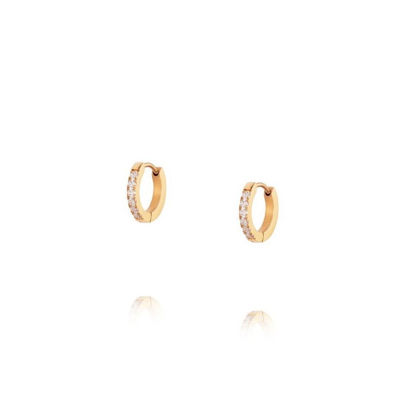Mockberg Shiny Gold Hoops Small korvakorut MO585