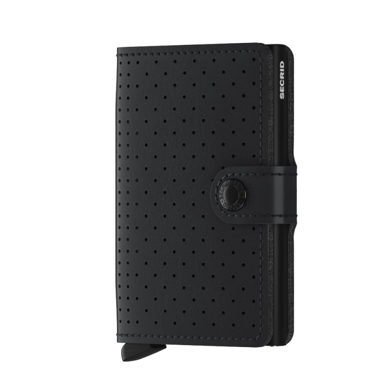 Secrid Miniwallet Perforated Black MPF-BLACK-1