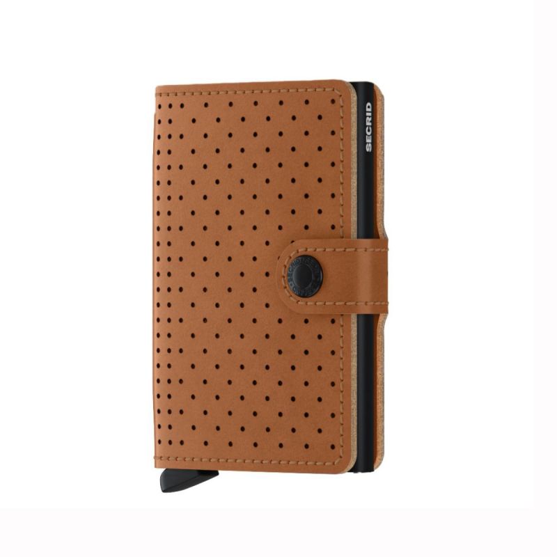 Secrid Miniwallet Perforated Cognac MPF-COGNAC-1