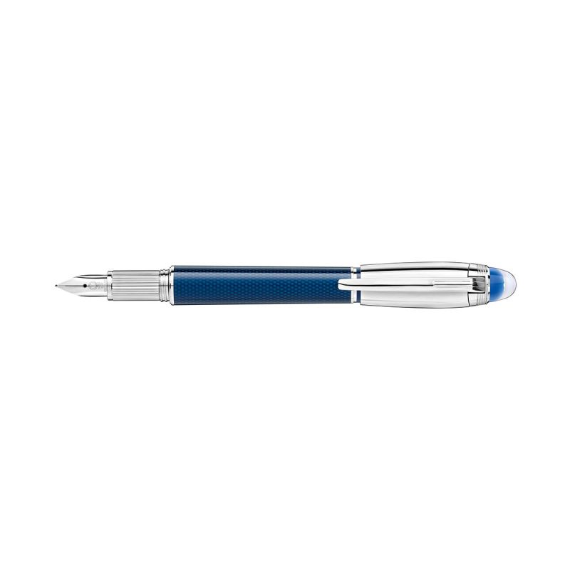Montblanc StarWalker Blue Planet Metal Doué Fountain M -kynä MB125284-1
