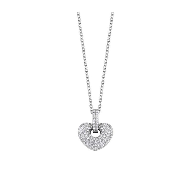 Silberne Herz-Halskette N08269-1