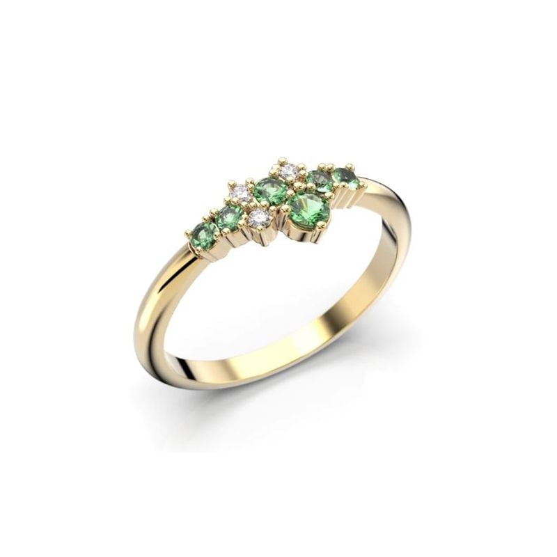 Festive Nelly Green timanttisormus 609-019G-KK